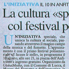 Culture commit to social with multisensorial festival - LUCCA